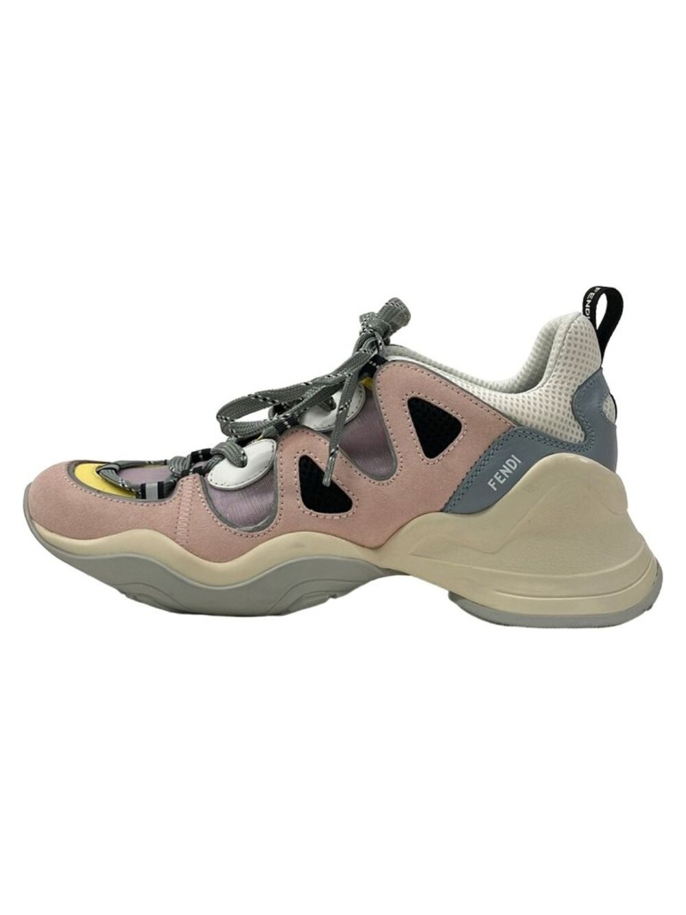 Fendi Sneakers Pink Ivory Multi Leather 7